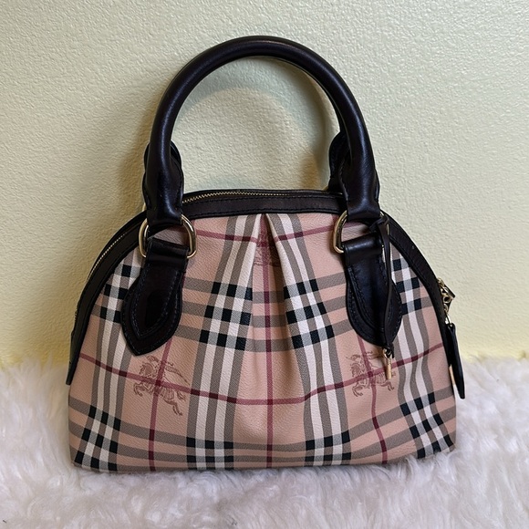 💯Authentic Burberry Haymarket Small Women's Bag🍀 - Picture 8 of 15